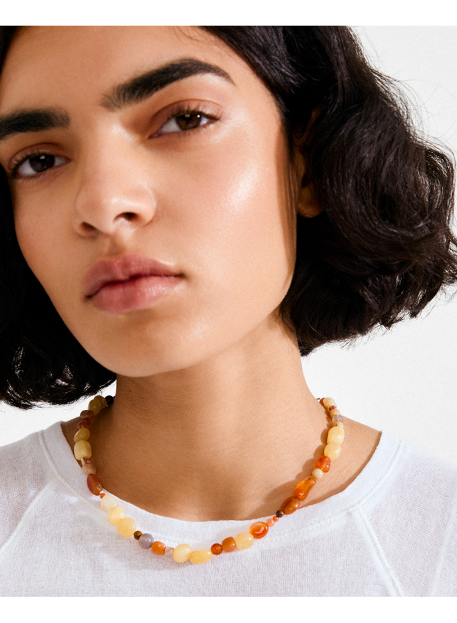 Pilgrim IRIS necklace silver-plated/multi