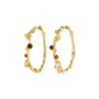 Pilgrim IRIS hoop earrings gold-plated