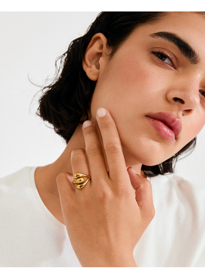 Pilgirm JENNINGS ring gold-plated