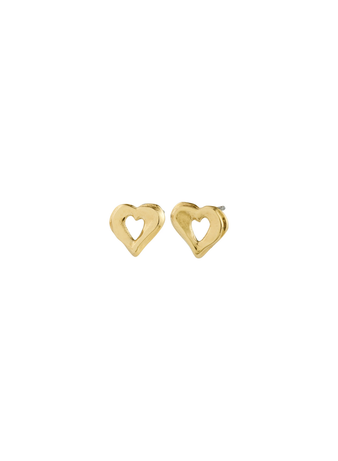 Pilgrim IRIS earrings gold-plated