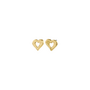 Pilgrim IRIS earrings gold-plated