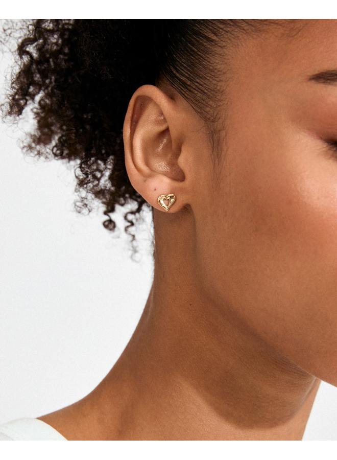 Pilgrim IRIS earrings gold-plated