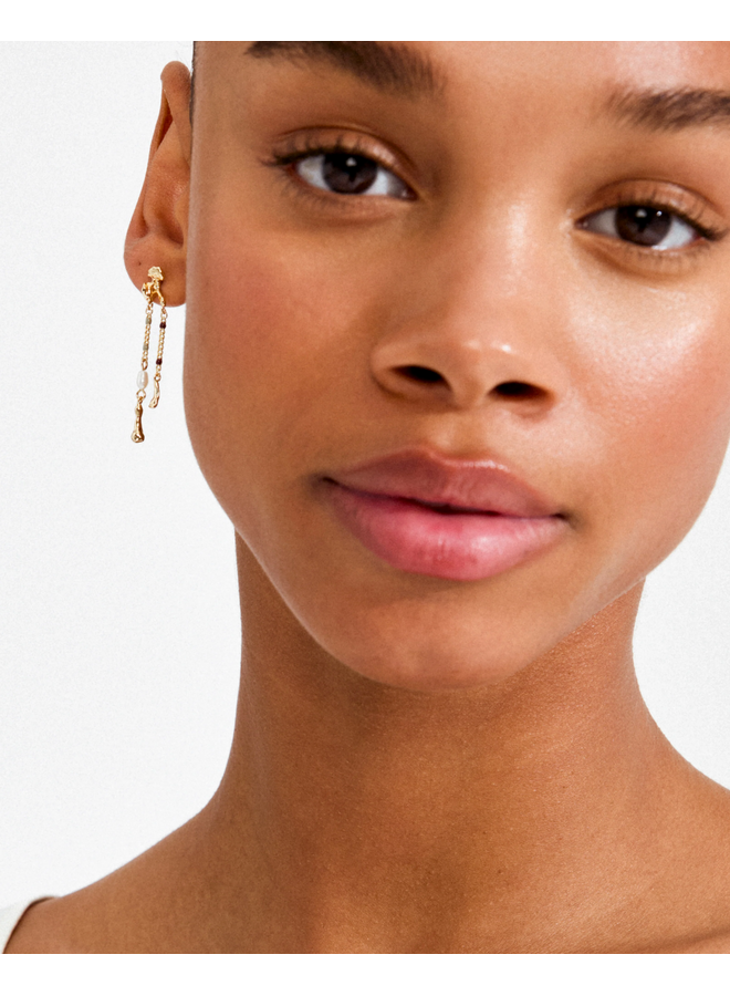 Pilgrim REGGIE earrings gold-plated