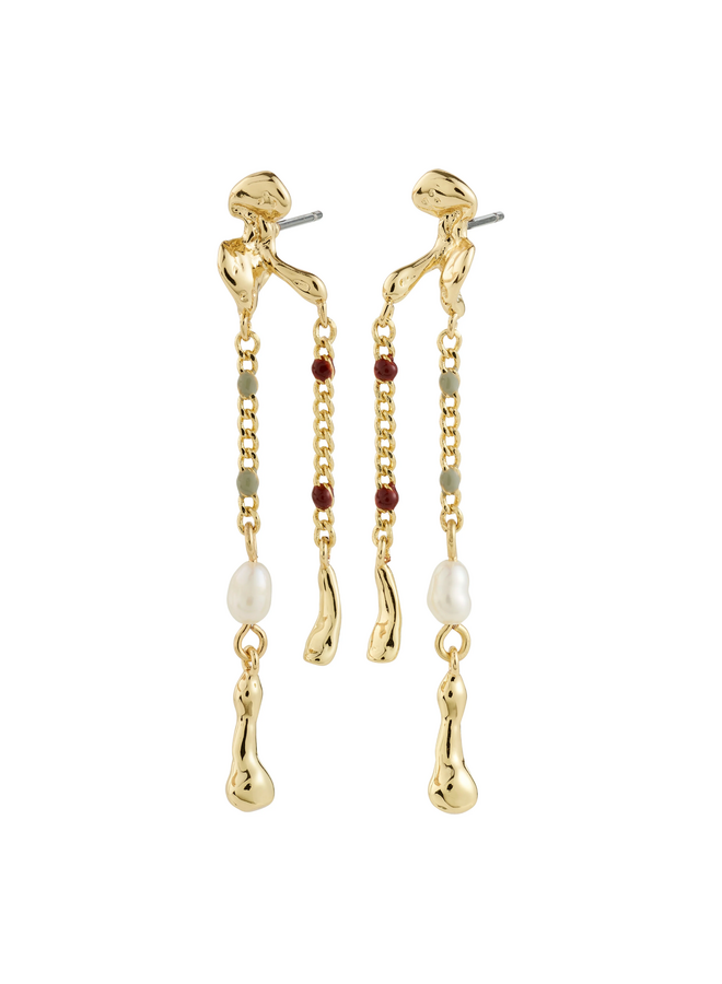 Pilgrim REGGIE earrings gold-plated