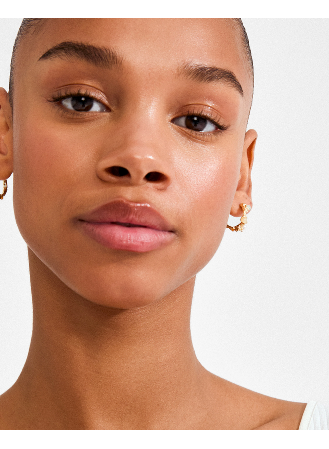 Pilgrim  IRIS hoop earrings gold-plated