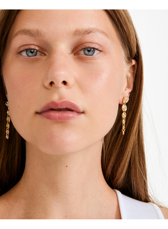 Pilgrim  AIR earrings gold-plated