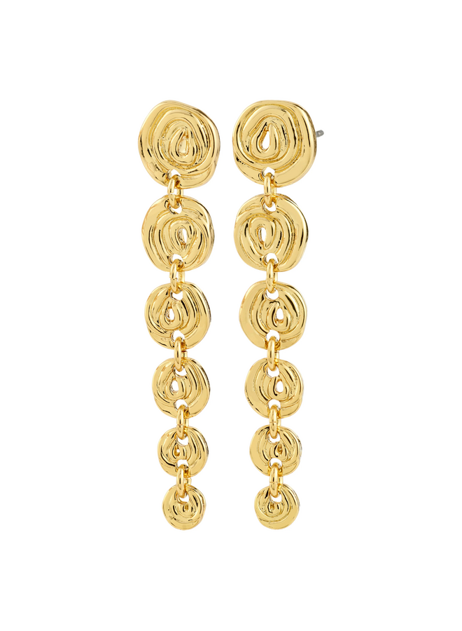 Pilgrim  AIR earrings gold-plated