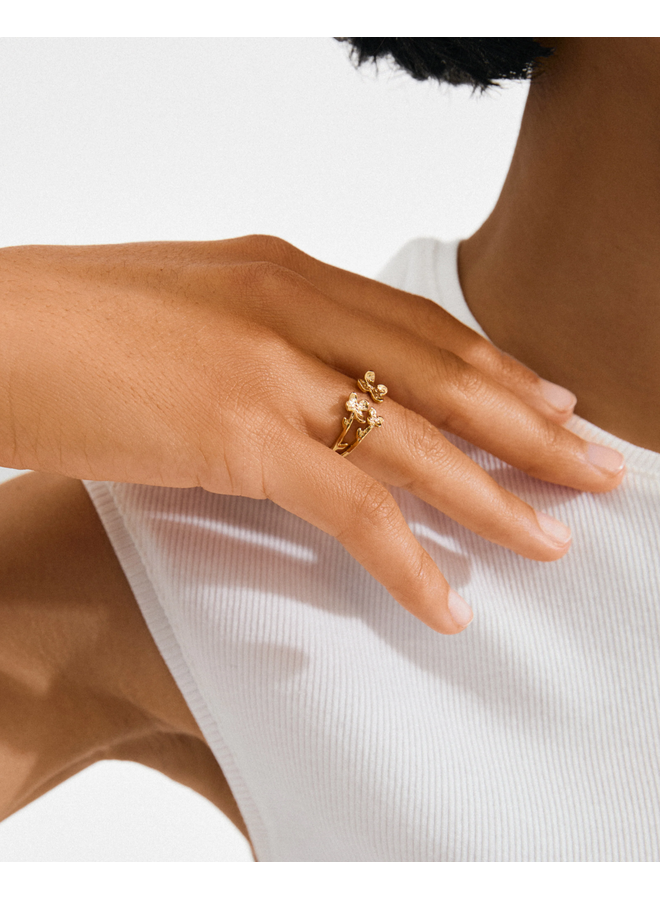 Pilgrim AJANI ring gold-plated