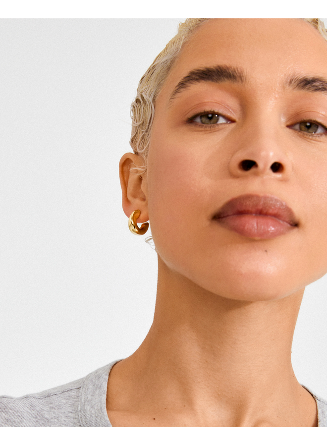 Pilgrim JENNINGS hoop earrings gold-plated