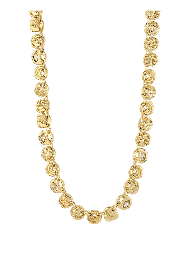 Pilgrim FIRE necklace gold-plated