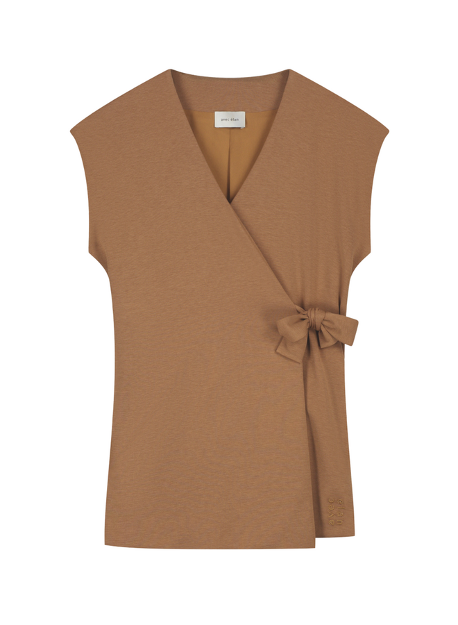 Avec Elan Carla Gilet Espresso