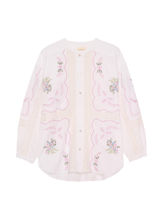 Sissel Edelbo Sada Shirt Organic Cotton White Pastel