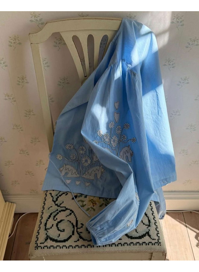 Sissel Edelbo Maggan Top Organic Cotton Light Blue