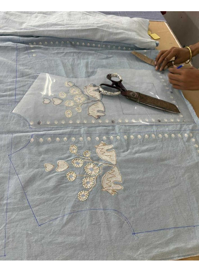 Sissel Edelbo Maggan Top Organic Cotton Light Blue