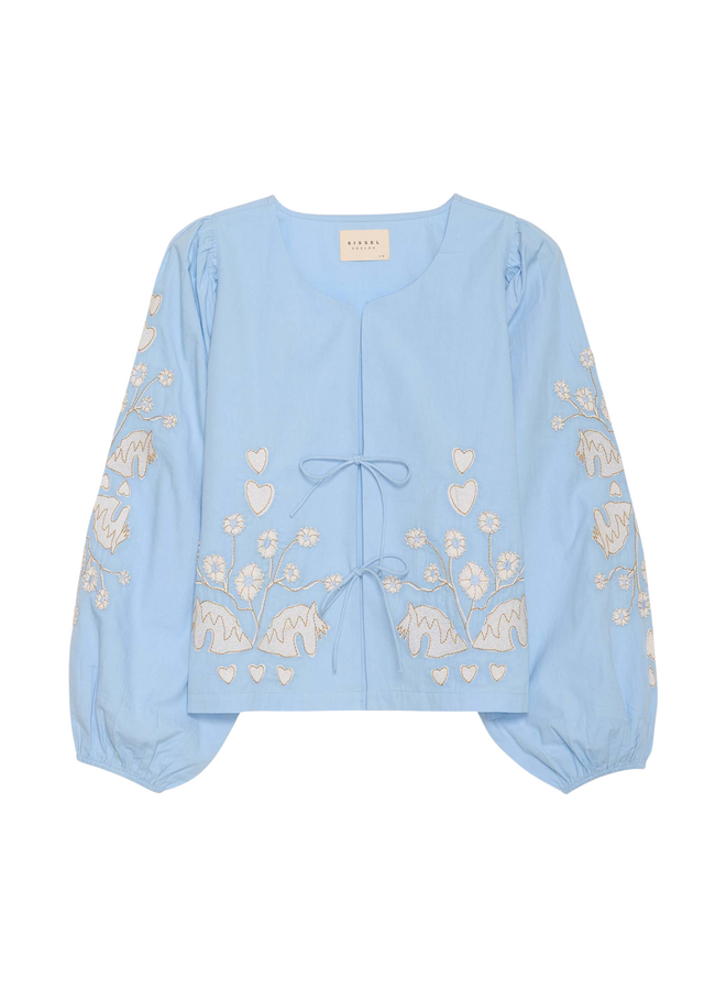 Sissel Edelbo Maggan Top Organic Cotton Light Blue