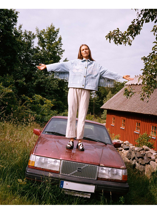 Sissel Edelbo Christer Jacket Leftover Fabric Denim ONESIZE