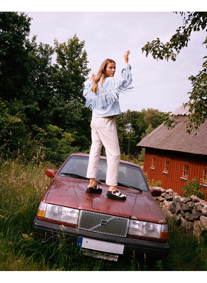 Sissel Edelbo Christer Jacket Leftover Fabric Denim ONESIZE