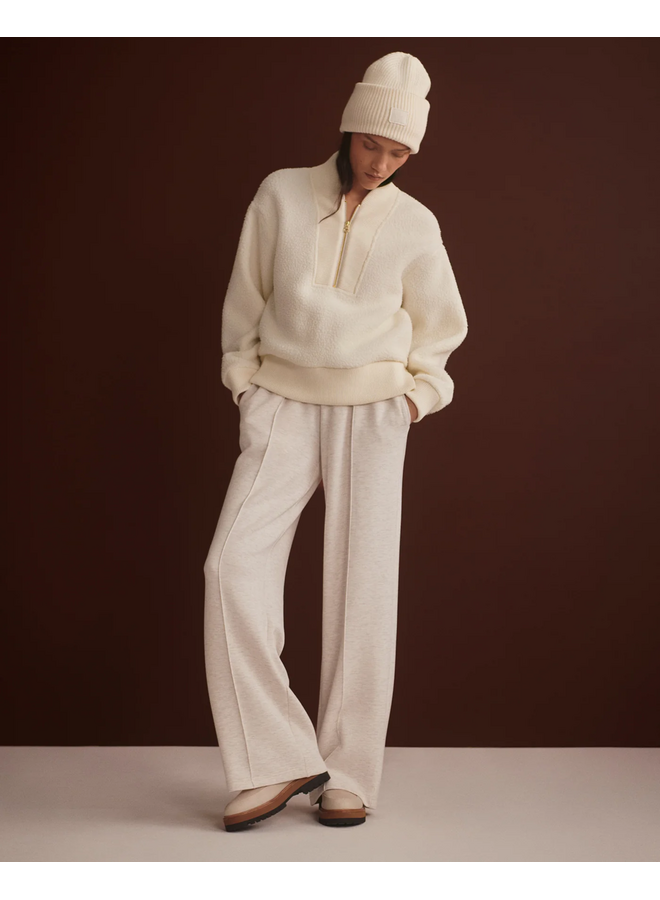 Varley Mumford Half Zip Fleece Egret
