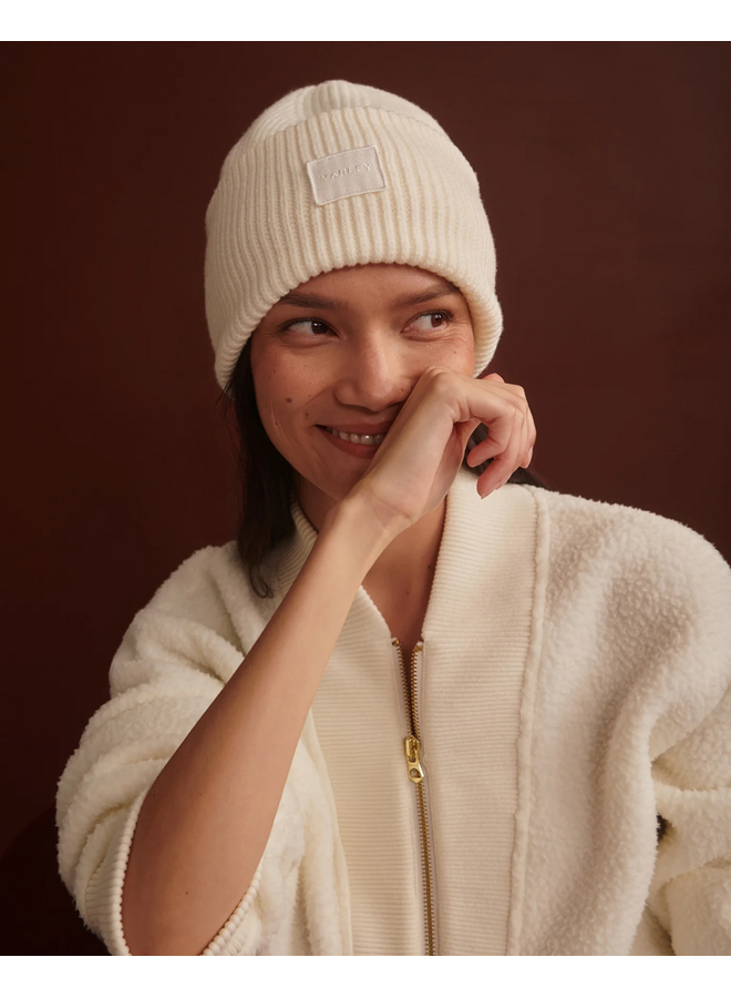 Varley Mumford Half Zip Fleece Egret