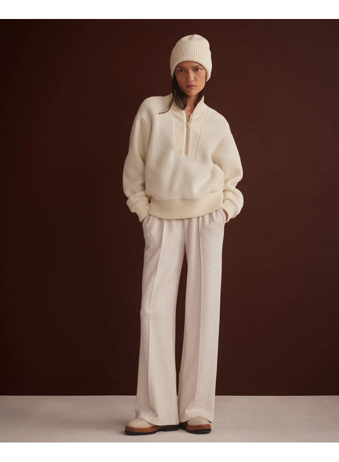 Varley Mumford Half Zip Fleece Egret