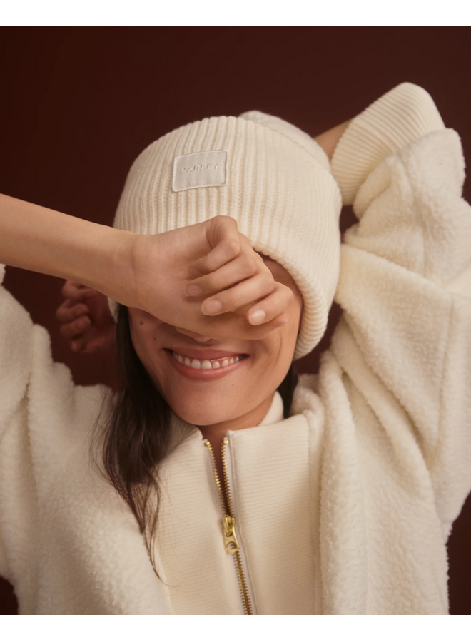 Varley Mumford Half Zip Fleece Egret