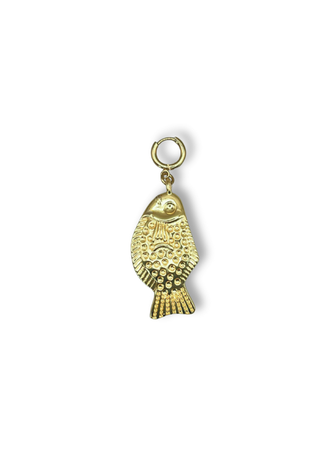 Bonnie Studios Small Fish Pendant Gold
