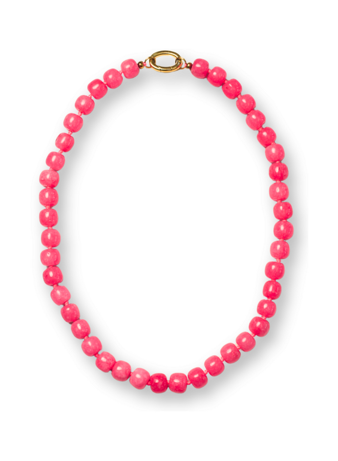 Bonnie Studios William Neon Pink Necklace
