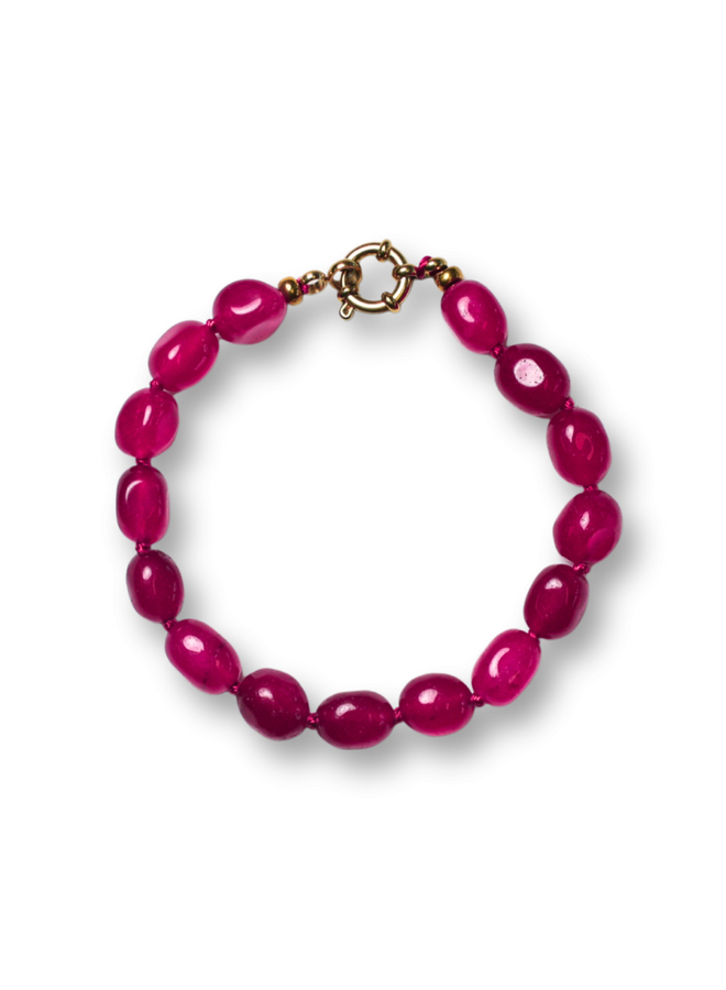 Bonnie Studios Bobby Burgundy Bracelet