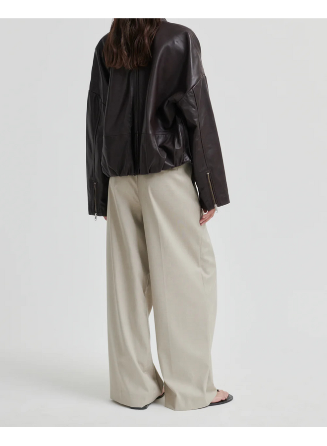 Second Female Sharo Wrap Trousers Roasted Cashew