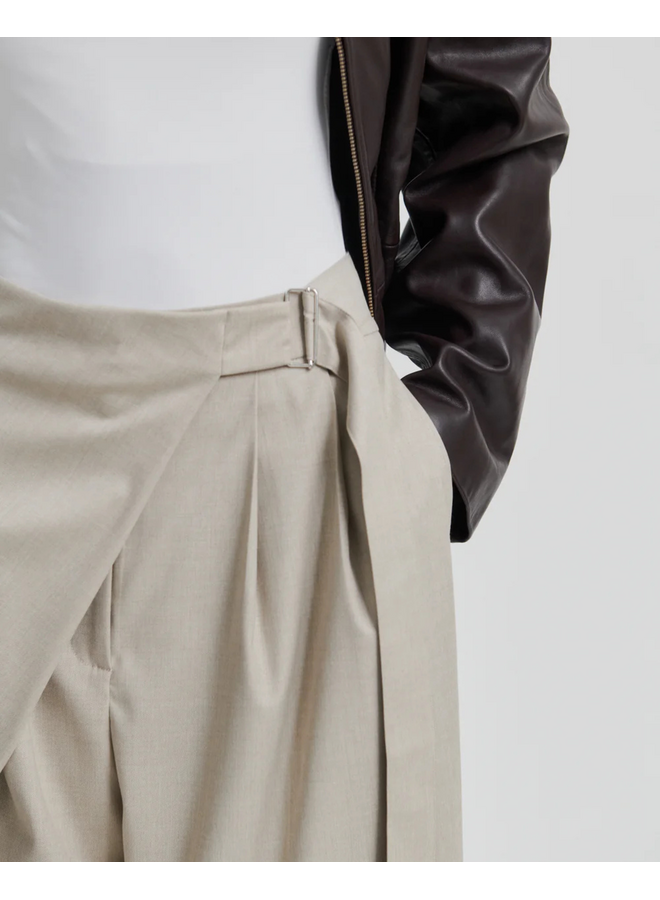Second Female Sharo Wrap Trousers Roasted Cashew