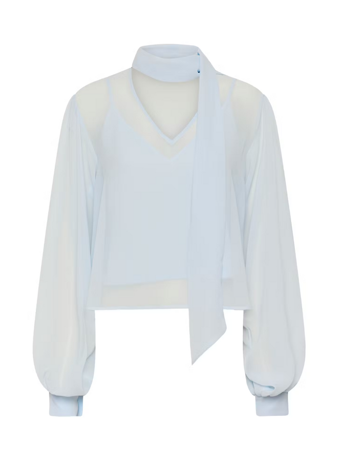 Gestuz Zurina Blouse Blue Finch