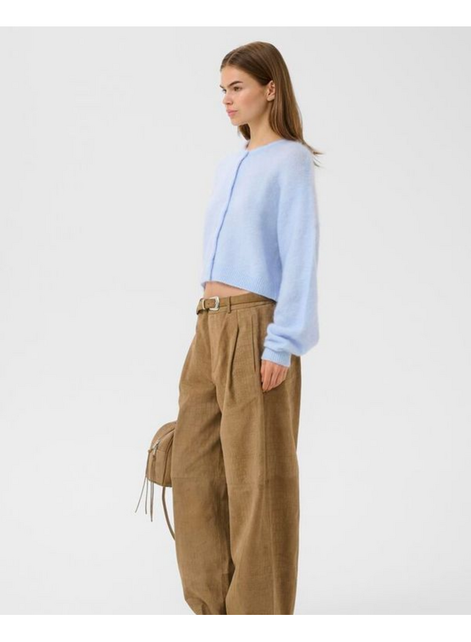 Gestuz Debbie Short Cardigan Blue Finch Melange