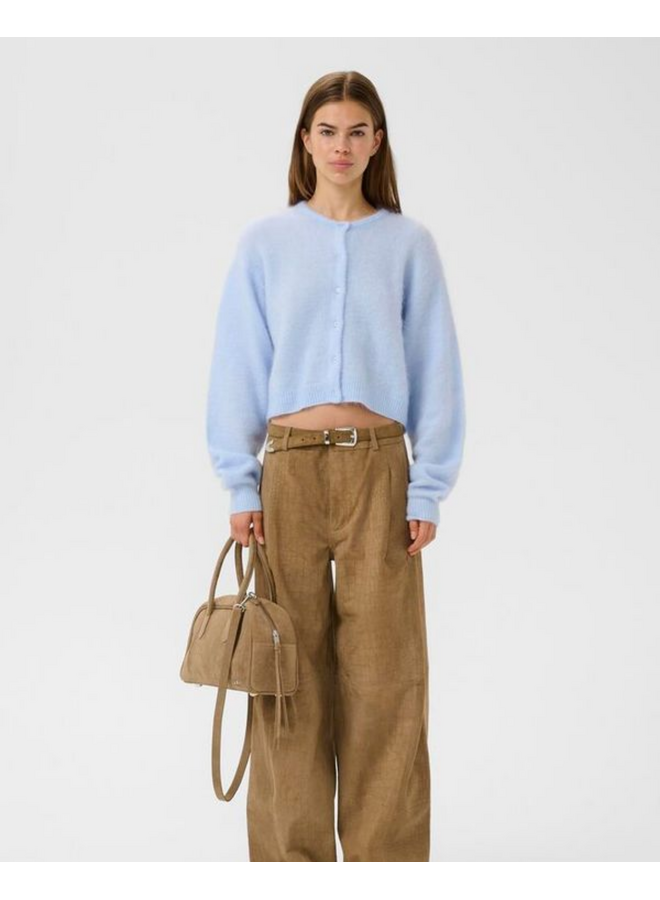 Gestuz Debbie Short Cardigan Blue Finch Melange