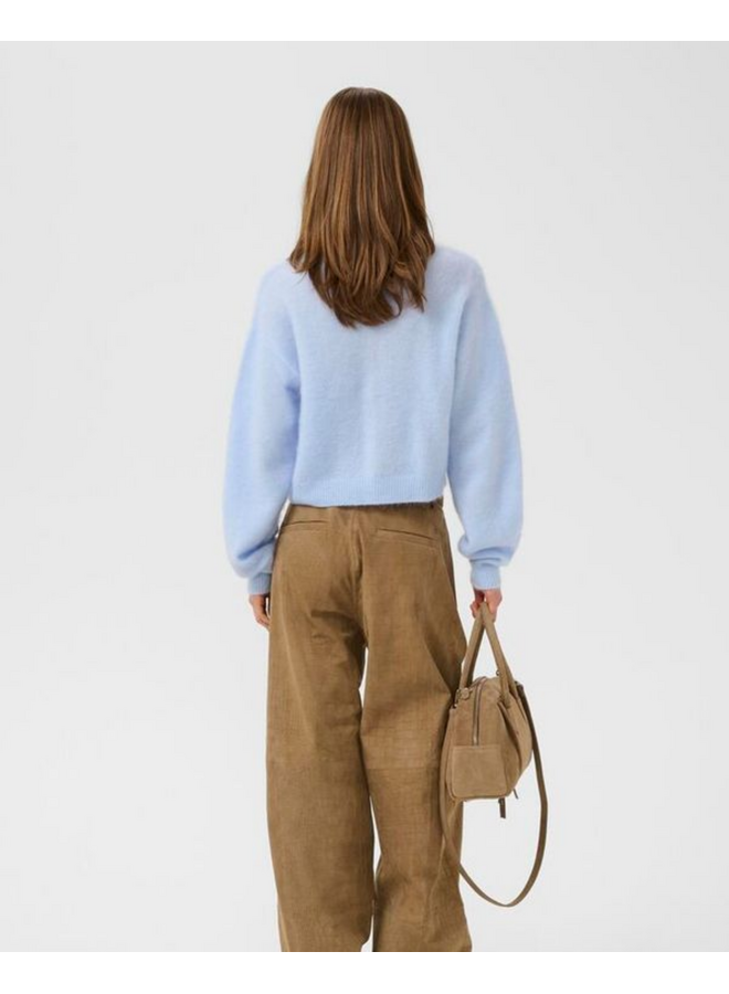 Gestuz Debbie Short Cardigan Blue Finch Melange