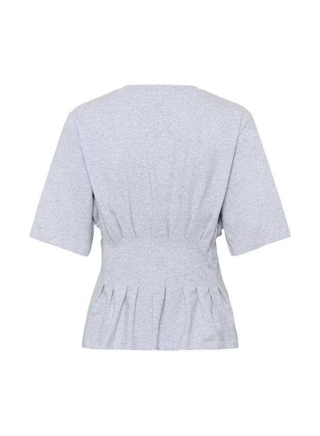 Gestuz Inez Tee Ultra Light Grey Melange