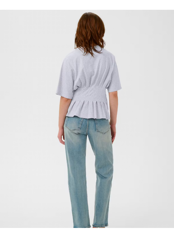 Gestuz Inez Tee Ultra Light Grey Melange