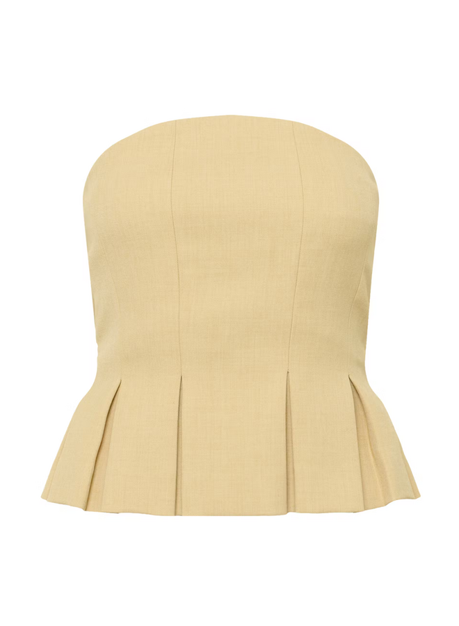 Gestuz Stacy Corsage Pale Hay Melange