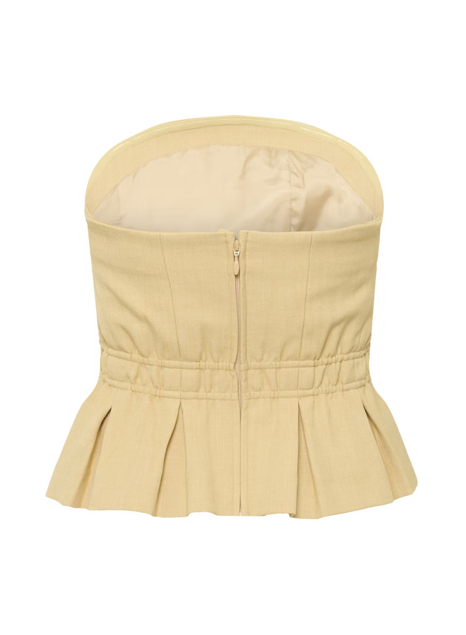 Gestuz Stacy Corsage Pale Hay Melange