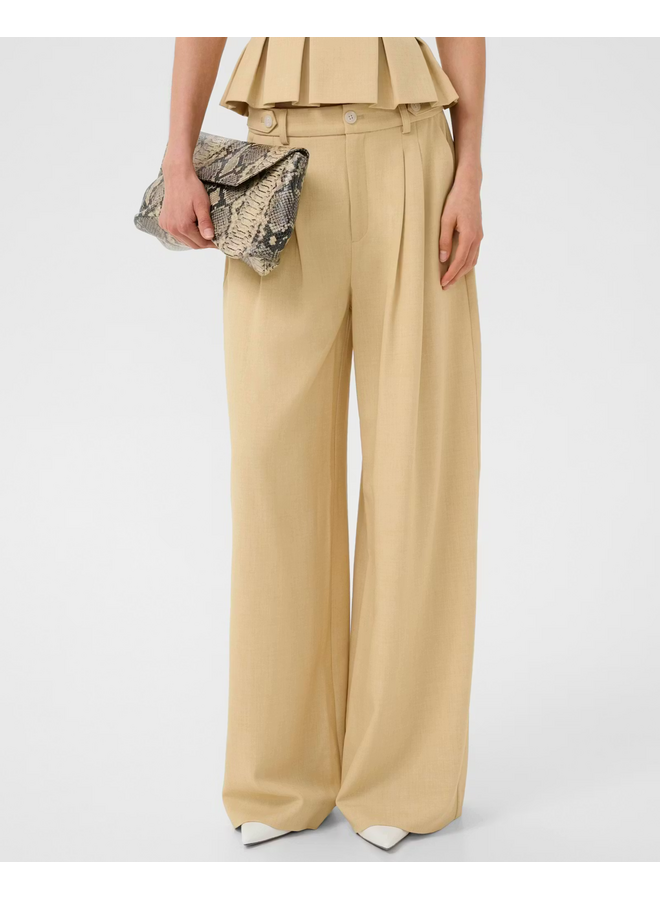 Gestuz Stacy MW Pants Pale Hay Melange