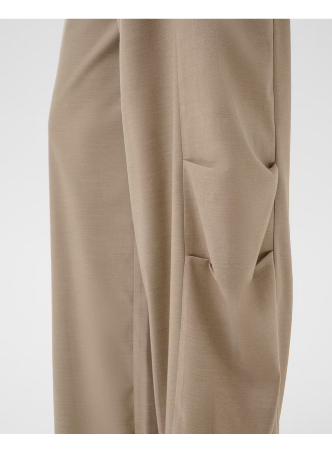 Gestuz Nella MW Pants Olive Sand Melange