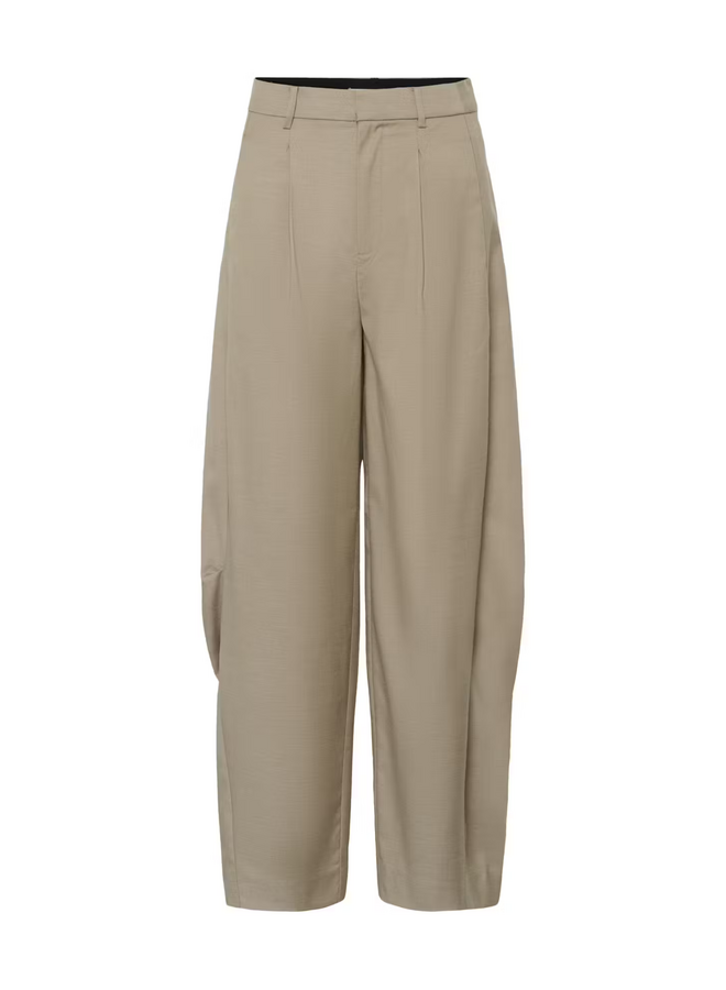 Gestuz Nella MW Pants Olive Sand Melange