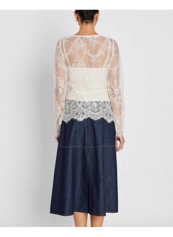 Bruuns Bazaar Juania Synvia Blouse White Sand