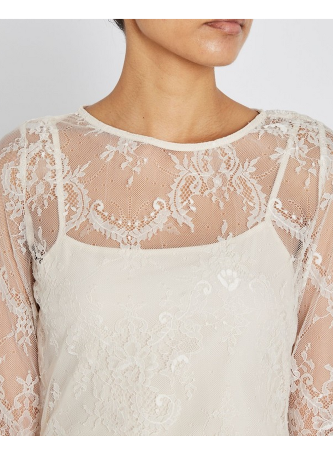 Bruuns Bazaar Juania Synvia Blouse White Sand