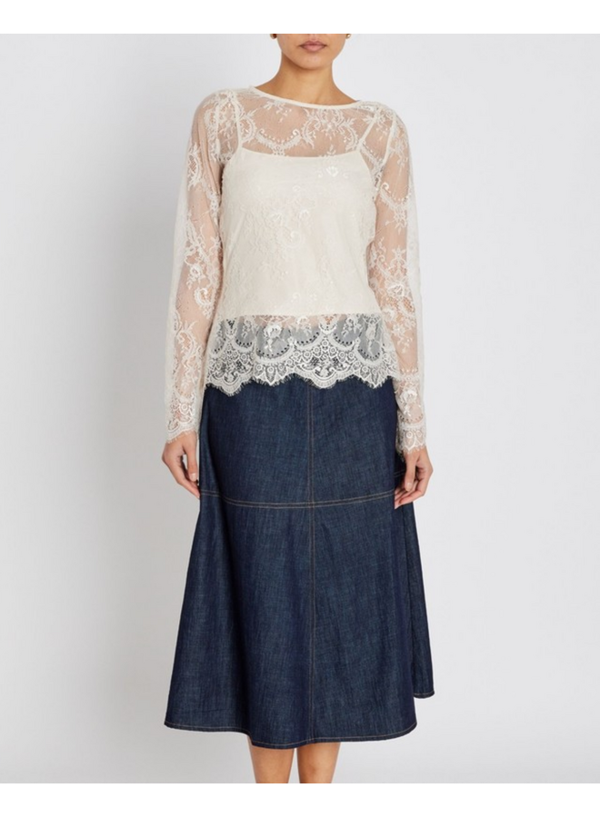 Bruuns Bazaar Juania Synvia Blouse White Sand