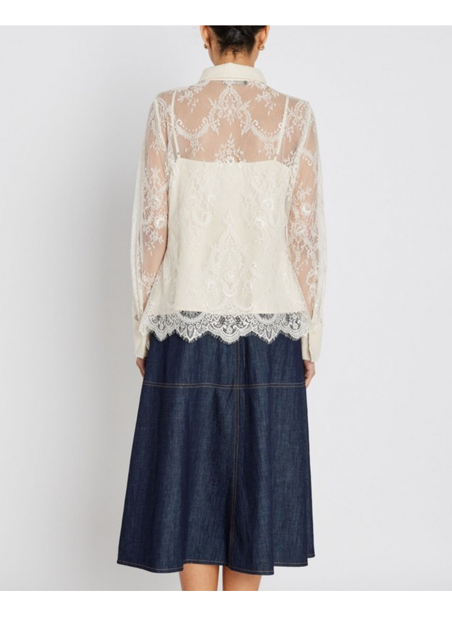 Bruuns Bazaar Juania Daisa Shirt White Sand