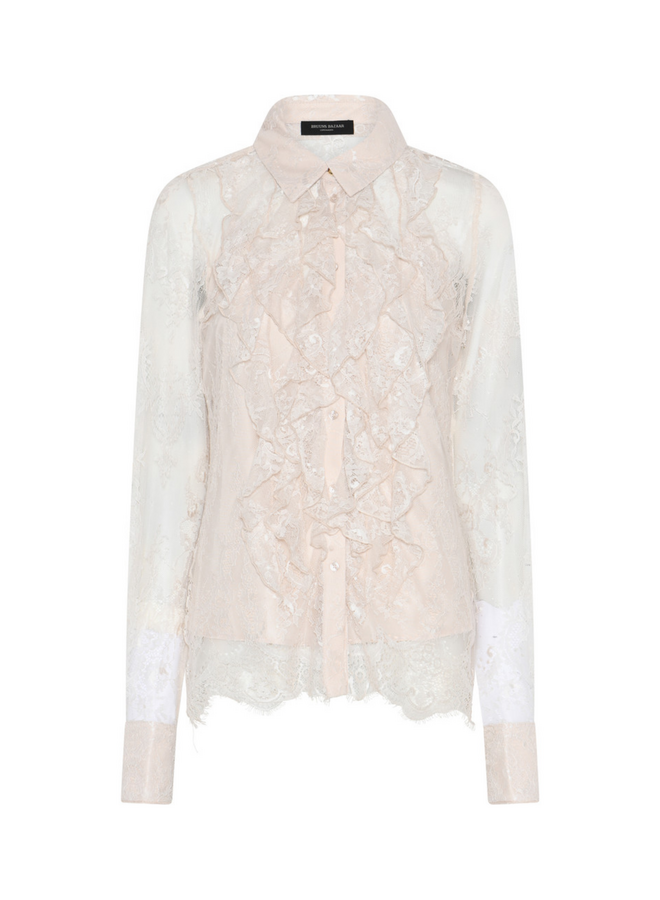 Bruuns Bazaar Juania Daisa Shirt White Sand