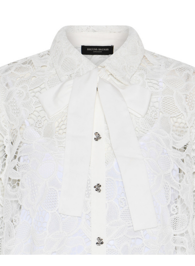 Bruuns Bazaar Geonoma Fay Shirt White
