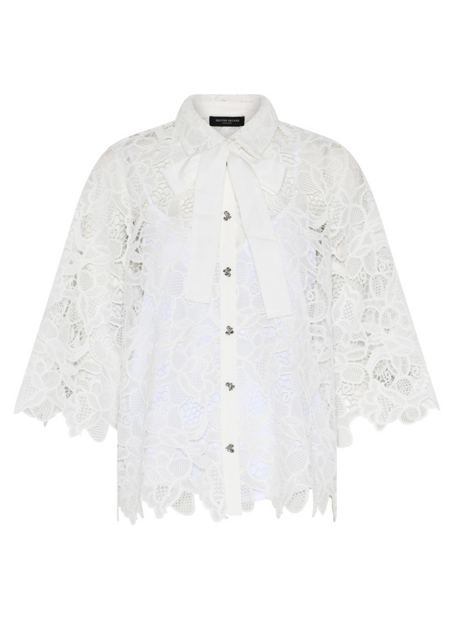 Bruuns Bazaar Geonoma Fay Shirt White