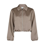 Neo Noir Denielle Heavy Sateen Jacket Dark Taupe