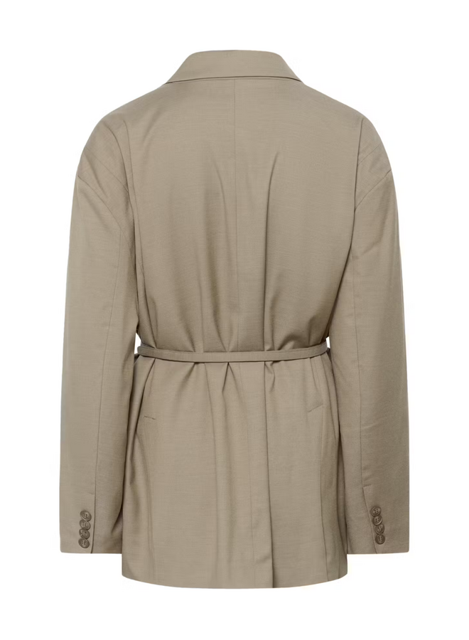 Gestuz Nella OZ Blazer Olive Sand Melange